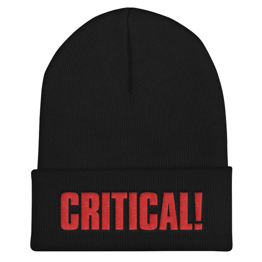 Critical Hit! cuffed beanie