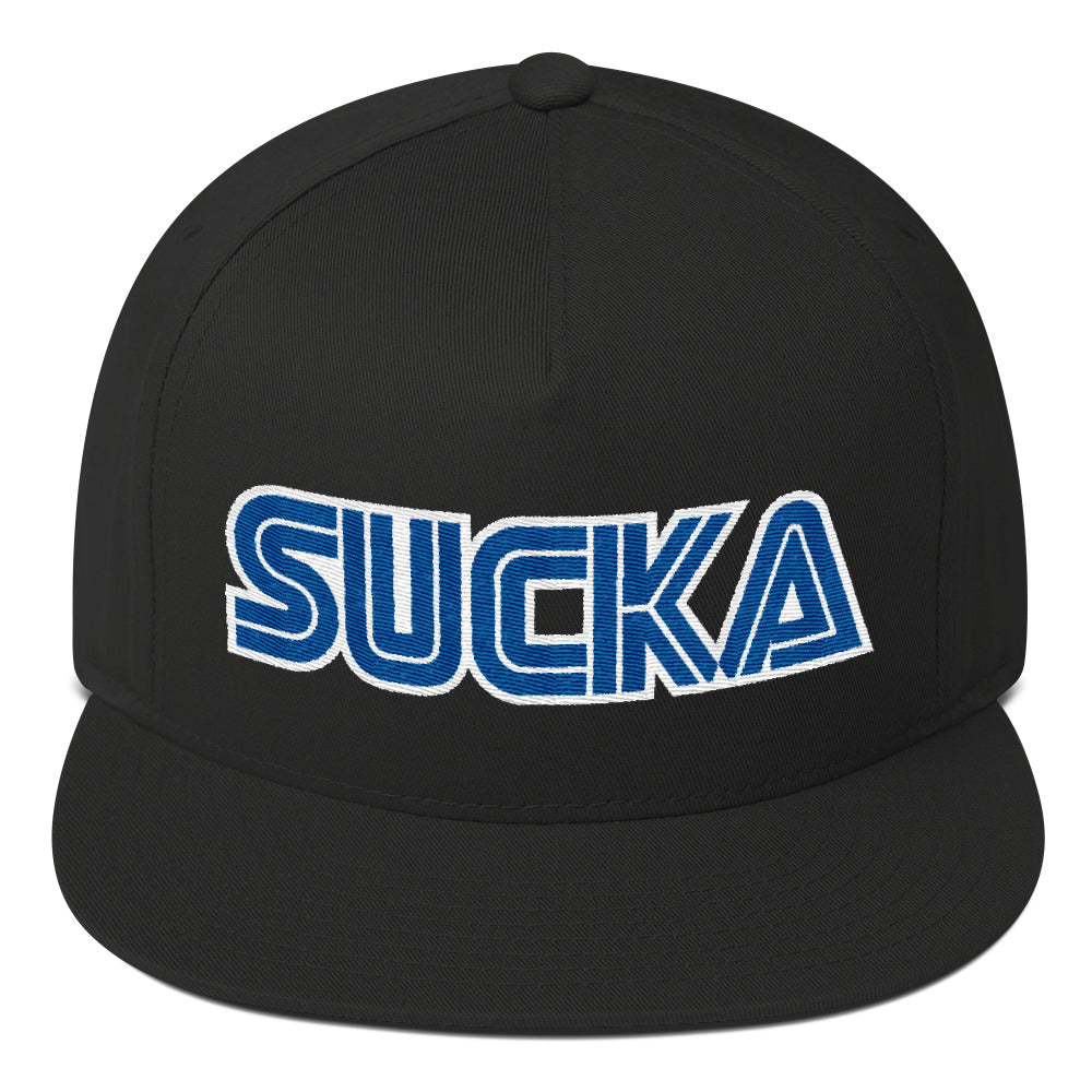 SUCKA snapback hat