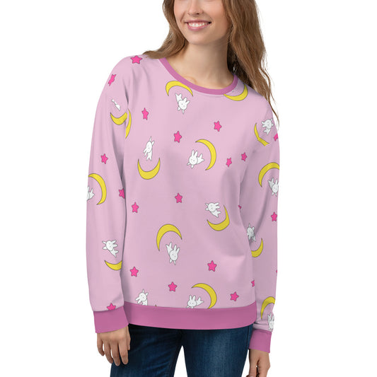 Sleeper Moon allover print crewneck sweatshirt