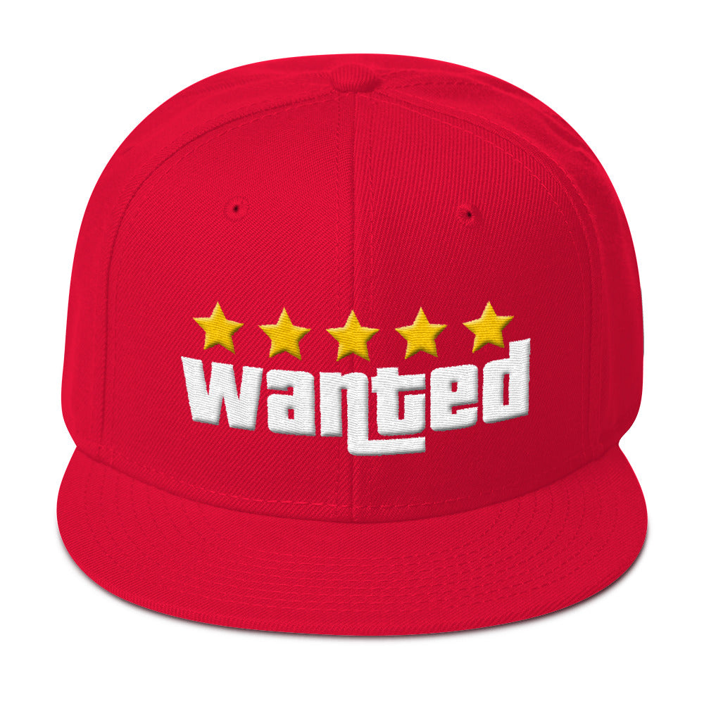Wanted 5-Stars snapback hat