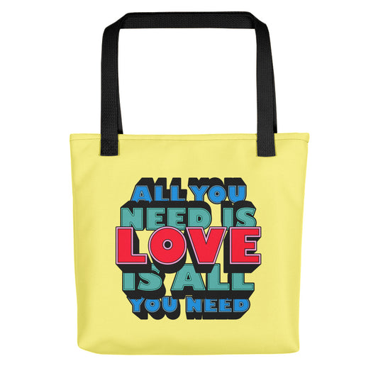 All You Need Is Love tote bag