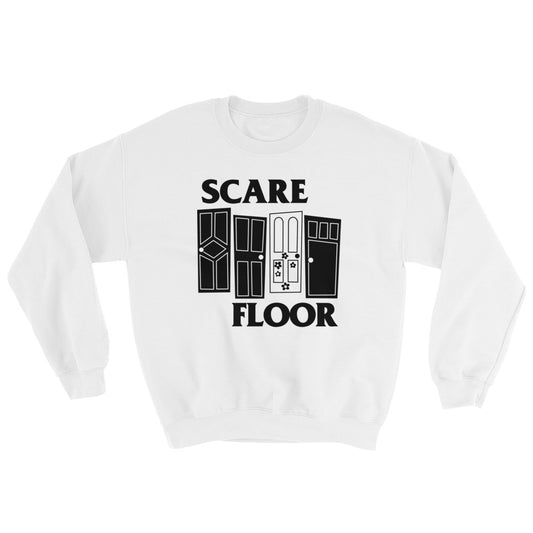 Scare Floor crewneck sweatshirt (WHITE)