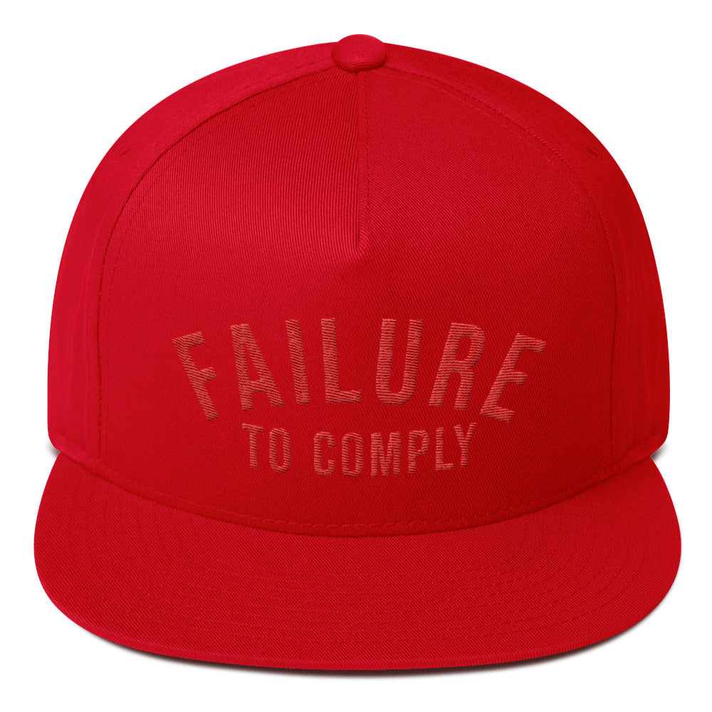 Failure To Comply snapback hat