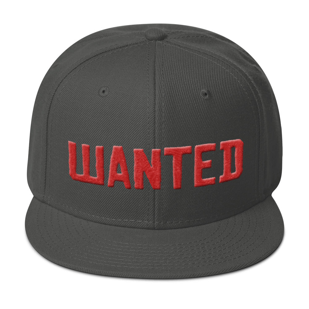 Wanted snapback hat