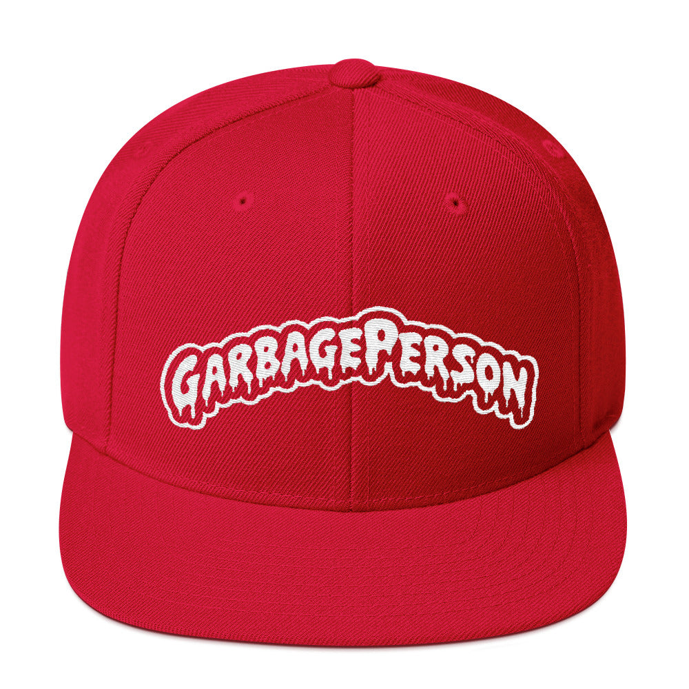 Garbage Person snapback hat