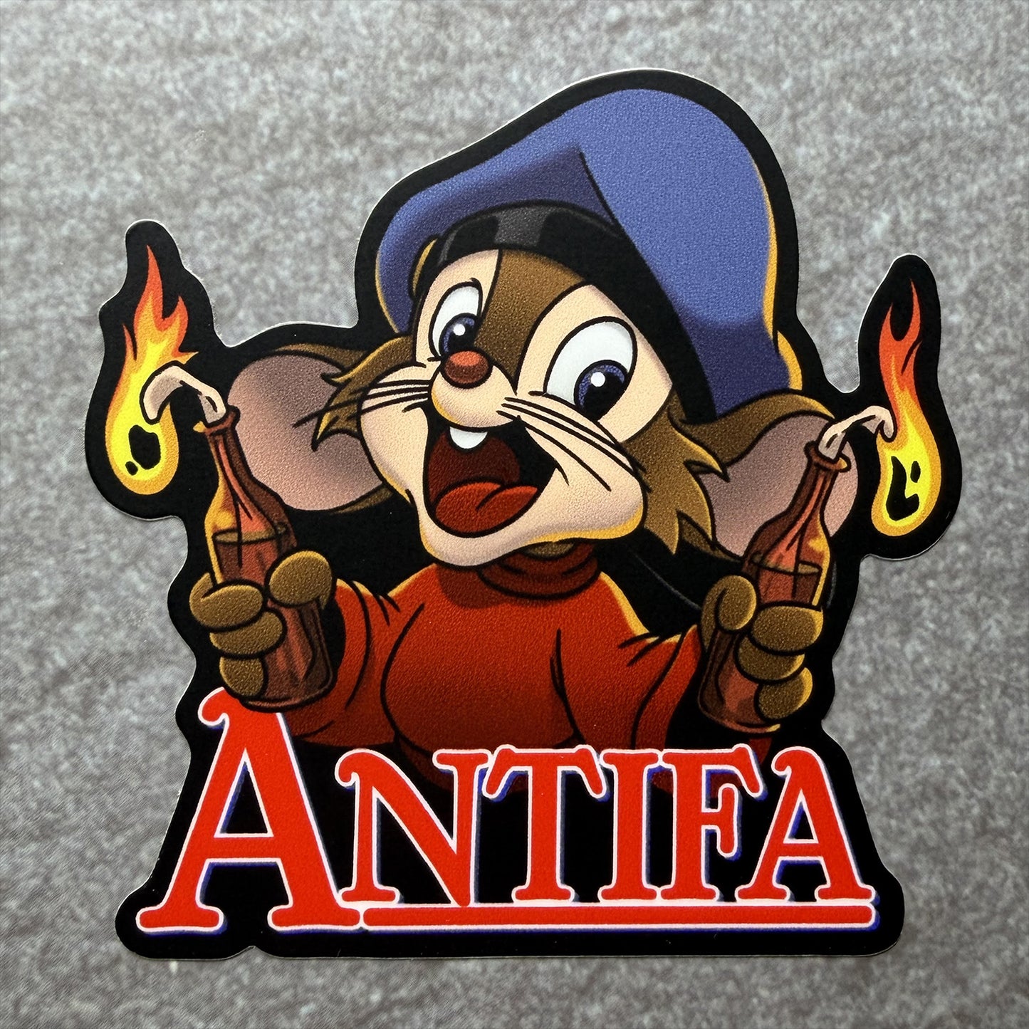 Mousekewitz Terrorist vinyl sticker