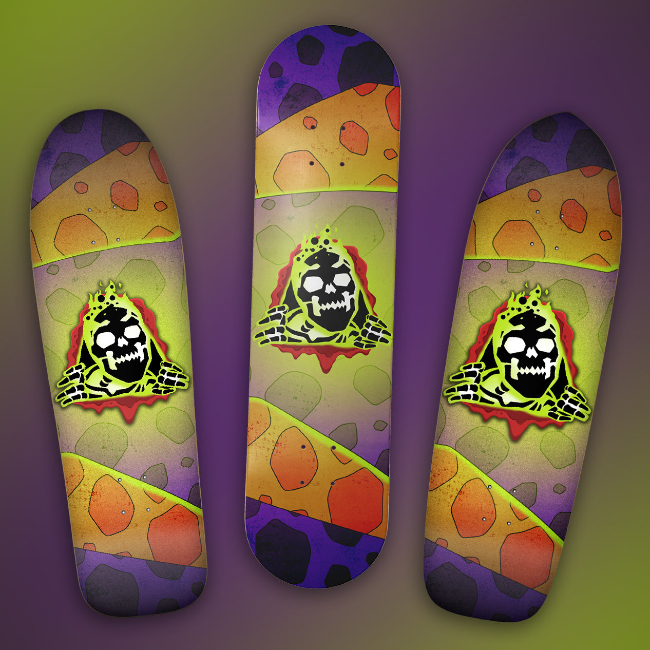 Here's Phossy skate deck