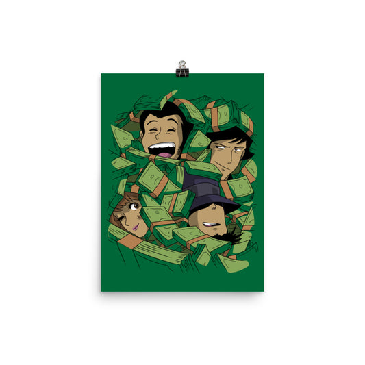 Buried In Cash print