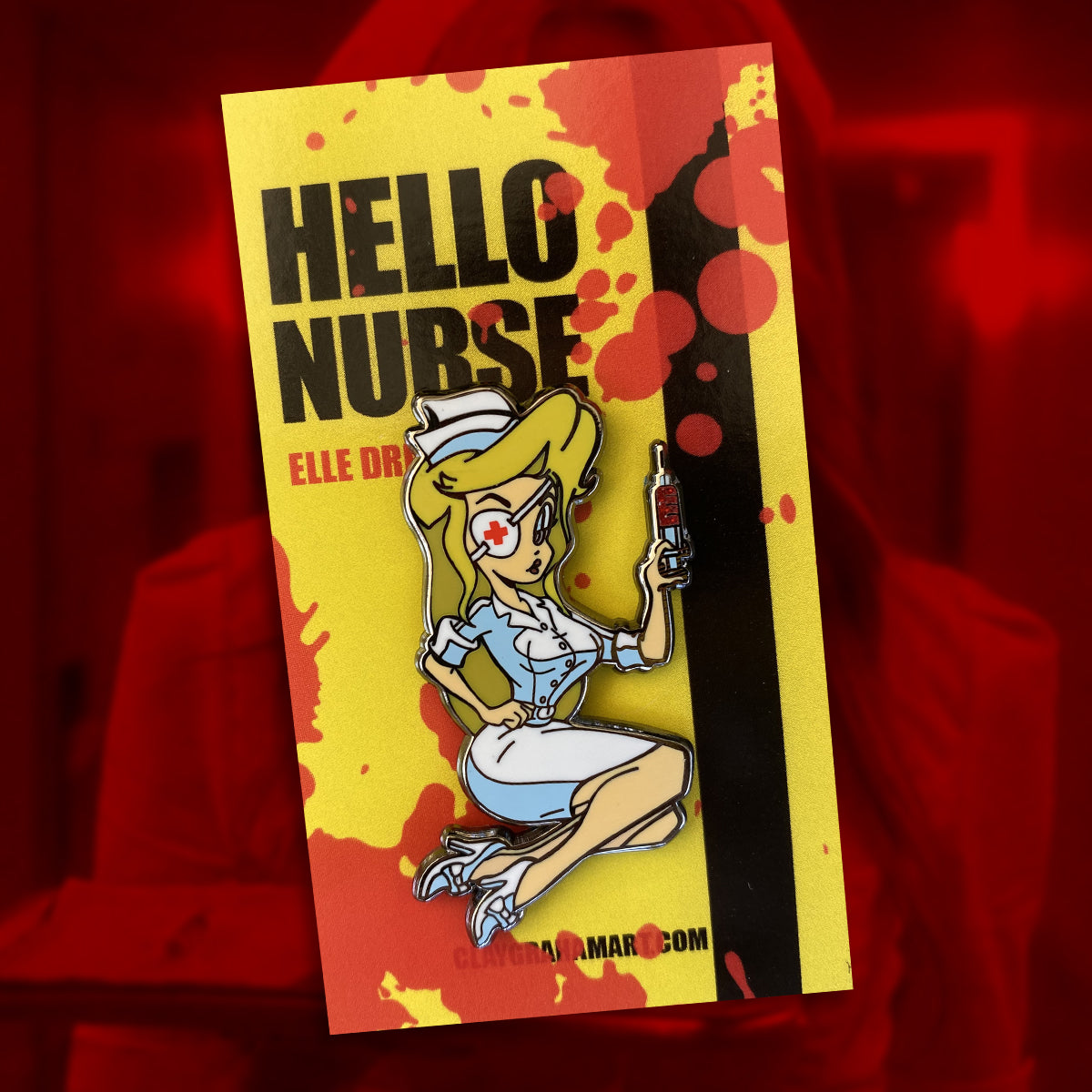 Nurse Elle 2" Hard Enamel Pin