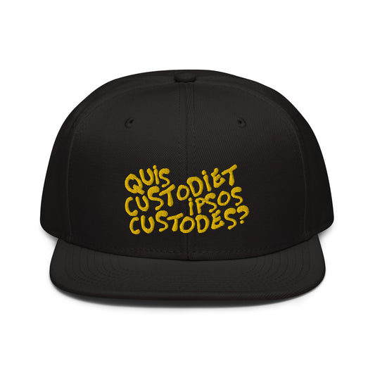 Quis custodiet ipsos custodes? snapback hat