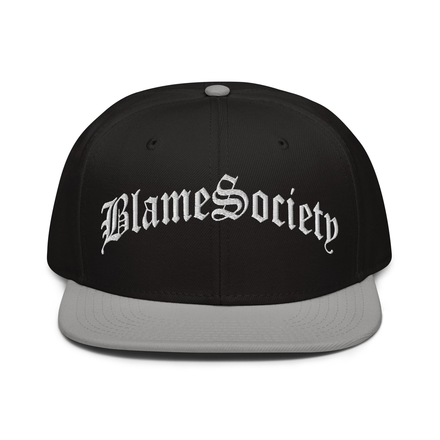 Blame Society snapback hat