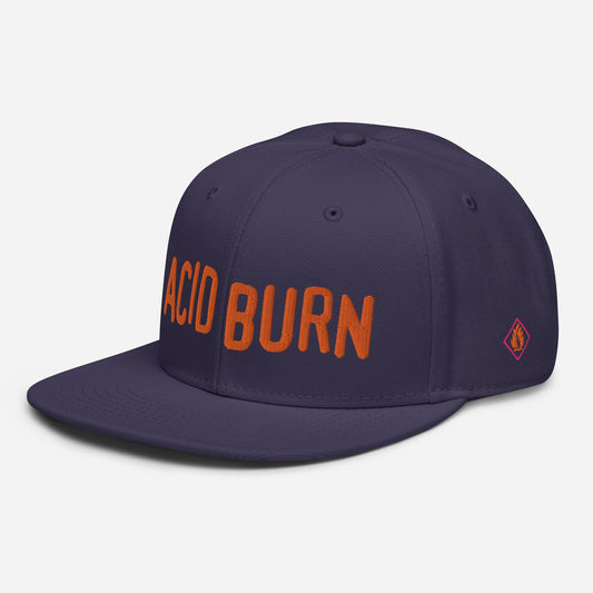 aCiD bUrN snapback hat