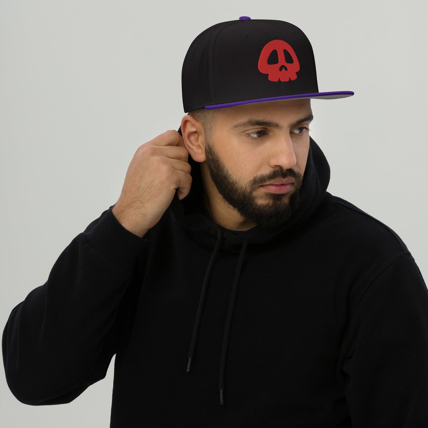Poison Mushroom snapback hat
