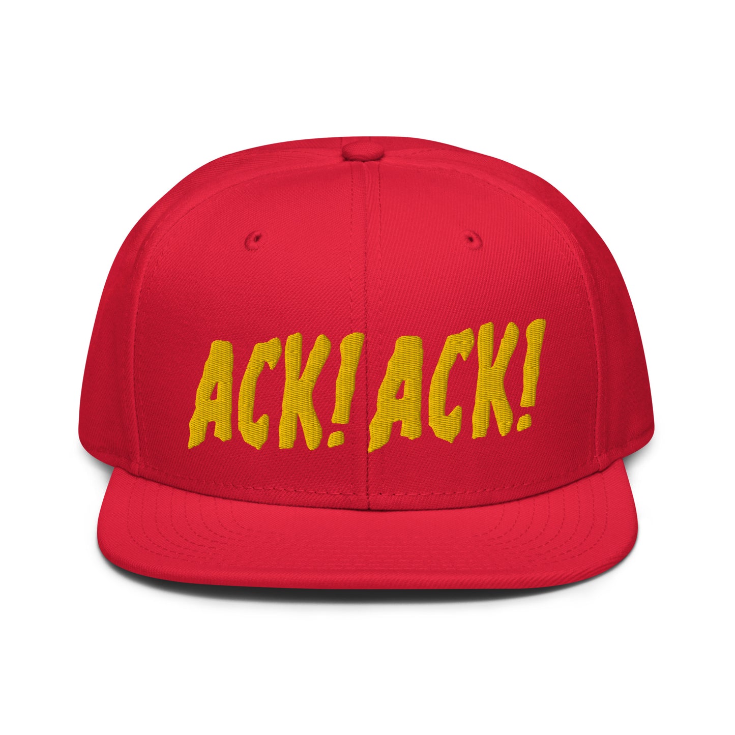 ACK! ACK! snapback hat