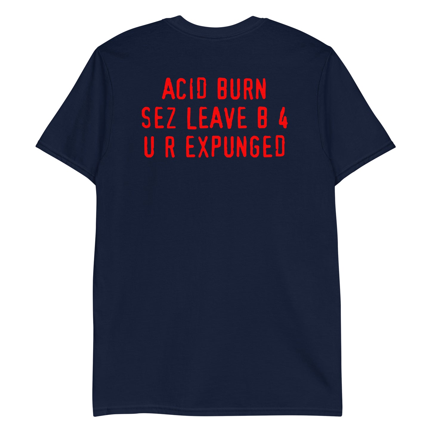 aCiD bUrN double-sided t-shirt
