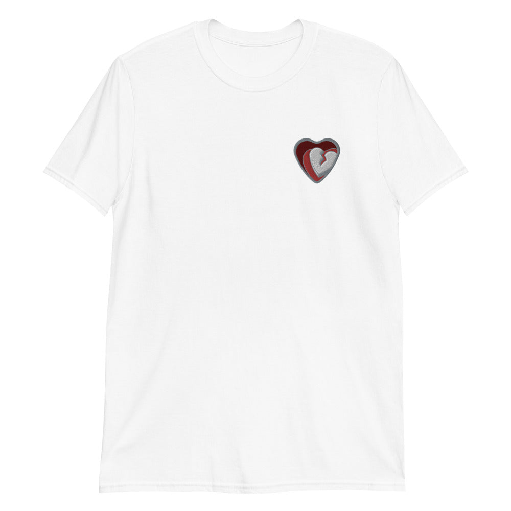 Broken Heart embroidered t-shirt