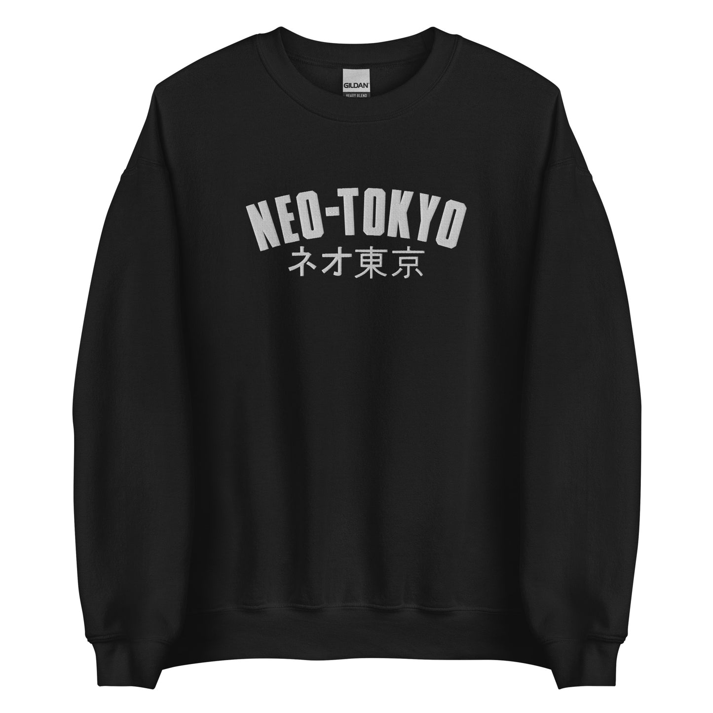 Neo-Tokyo embroidered crewneck sweatshirt