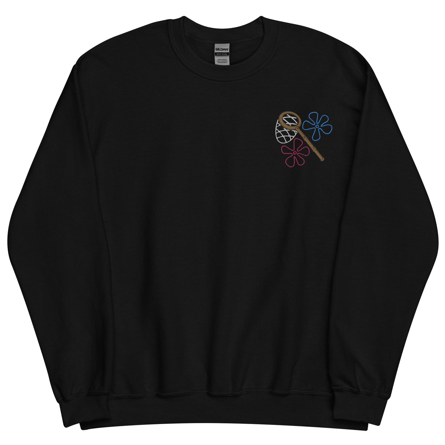 Jellyfish Net embroidered crewneck sweatshirt