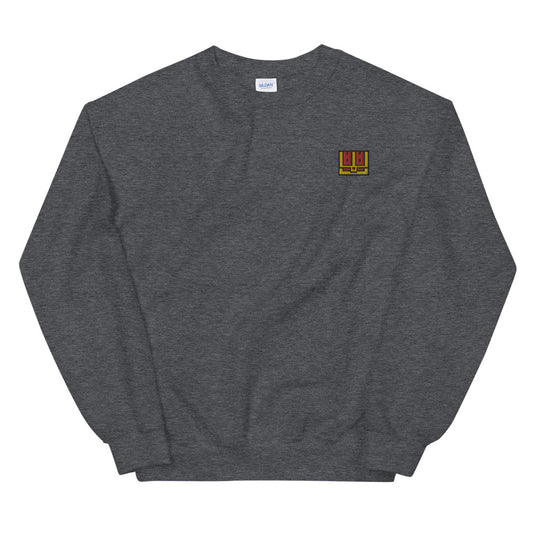Pixel Chest embroidered crewneck sweatshirt