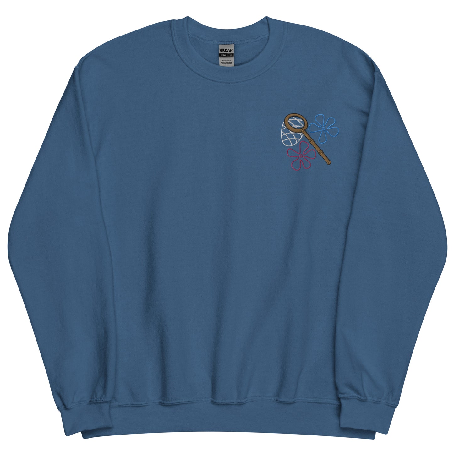 Jellyfish Net embroidered crewneck sweatshirt