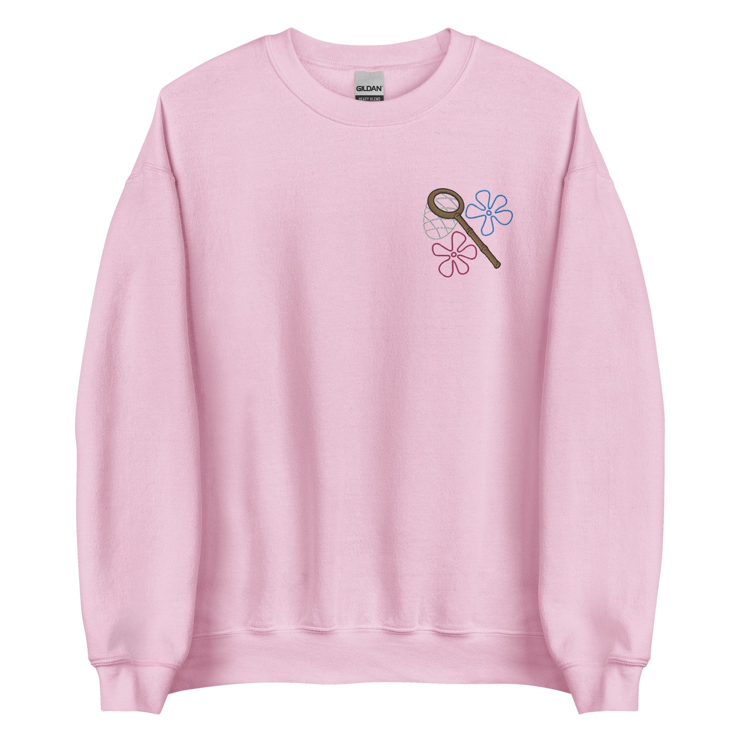 Jellyfish Net embroidered crewneck sweatshirt