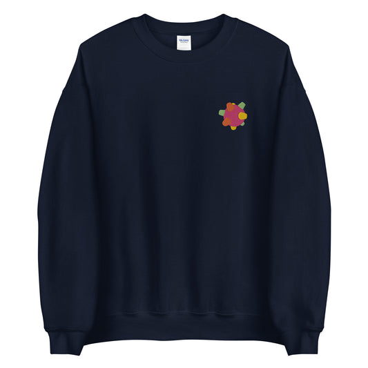 Bumbling Around embroidered crewneck sweatshirt