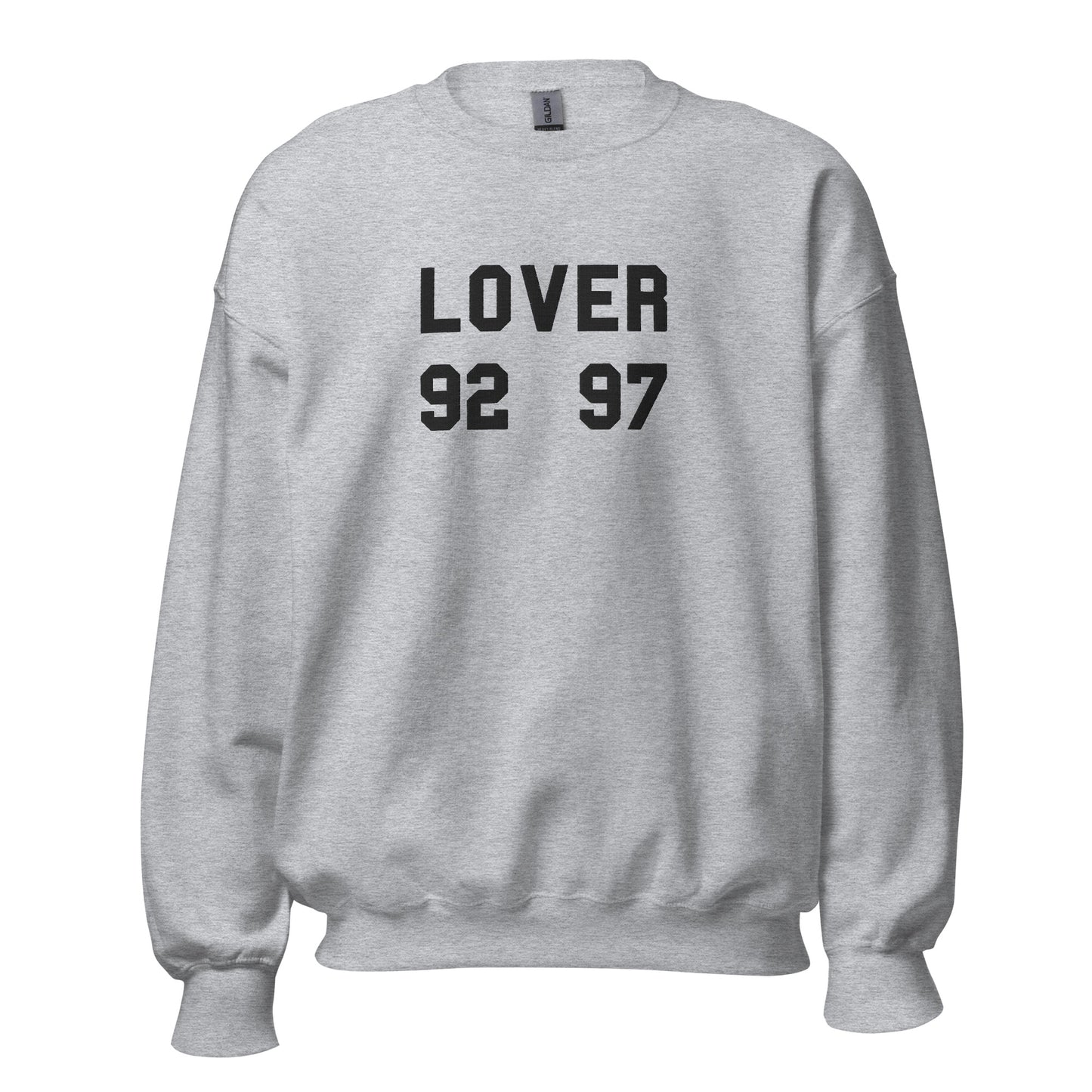 Who's the Man Lover embroidered crewneck sweatshirt