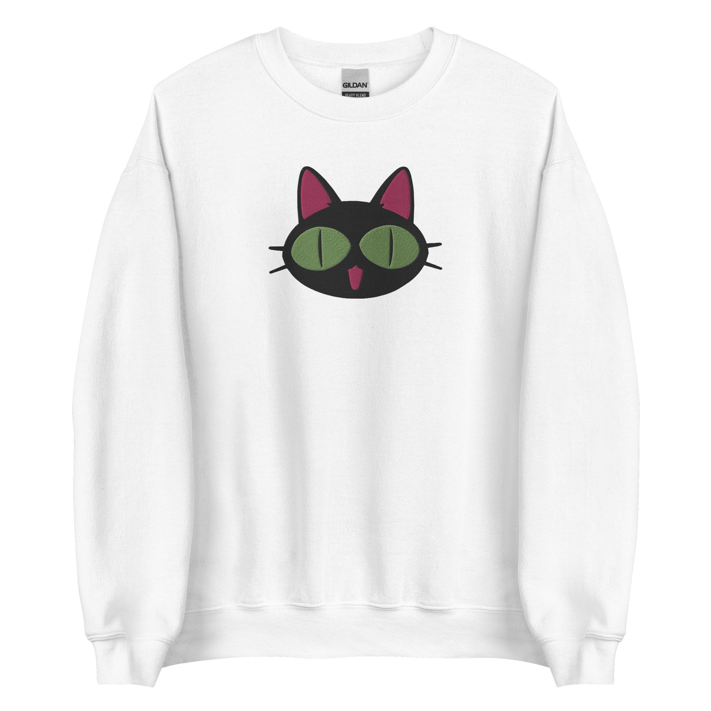 Kuroneko-Sama embroidered crewneck sweatshirt