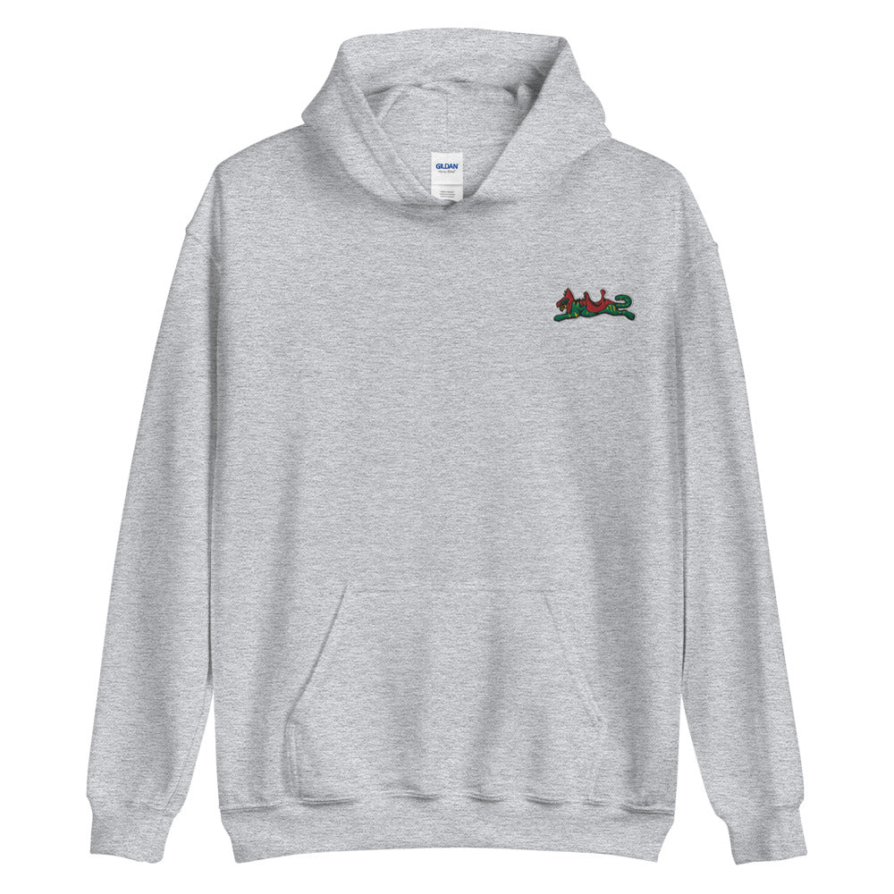 Le Chat De Bataille embroidered hoodie