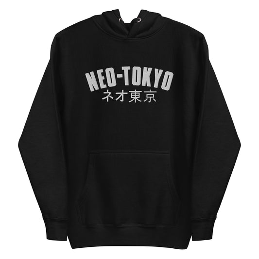 Neo-Tokyo embroidered hoodie