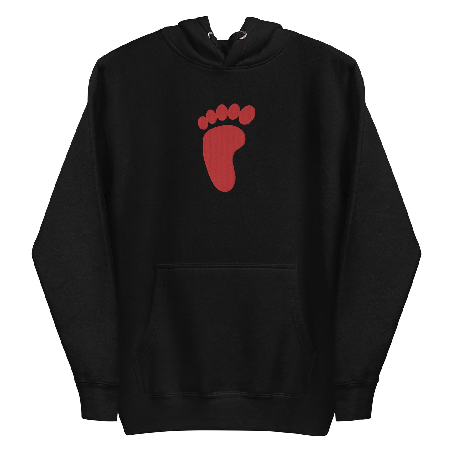 Foot Member embroidered hoodie