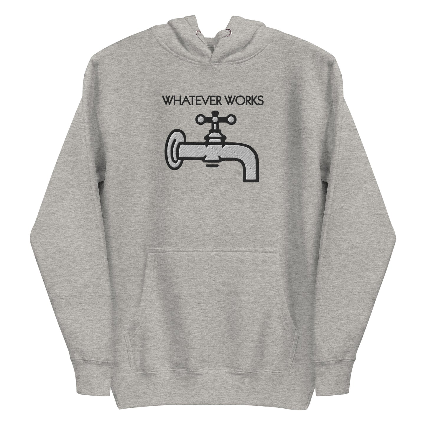 Whatever Works embroidered hoodie