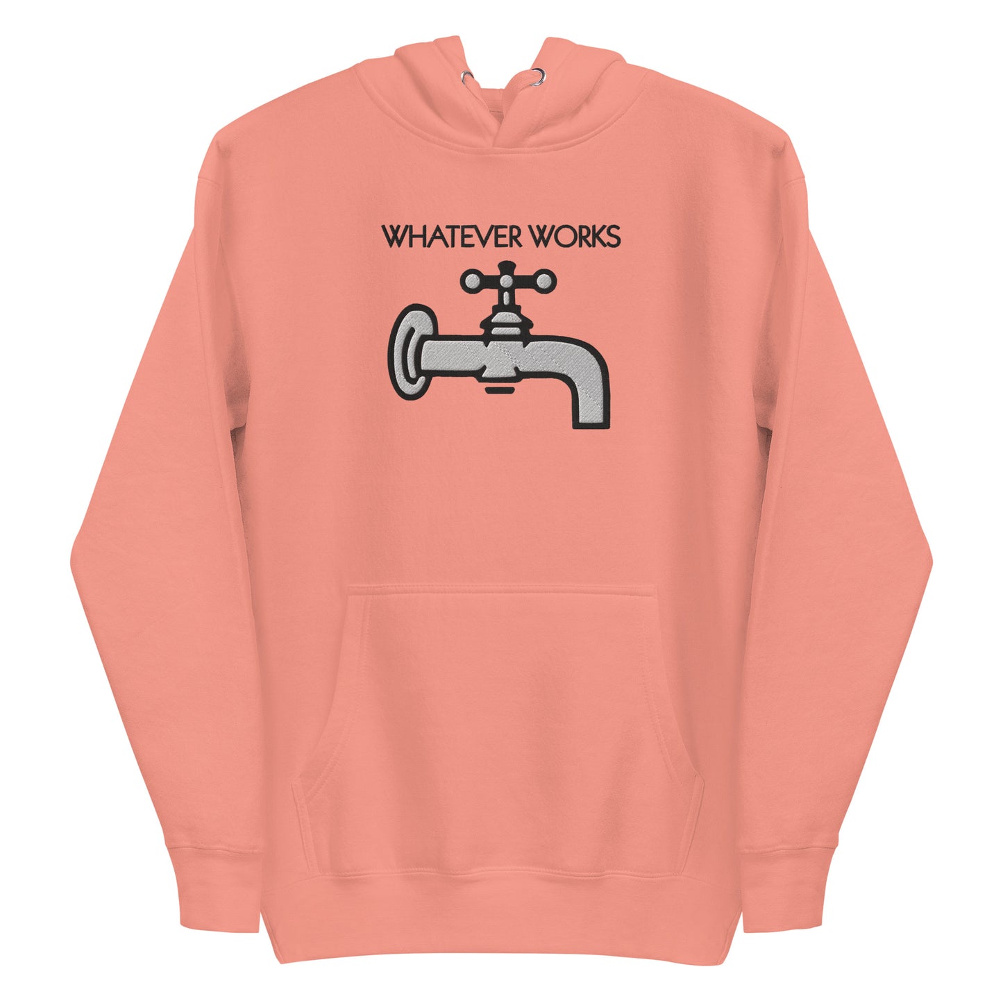Whatever Works embroidered hoodie