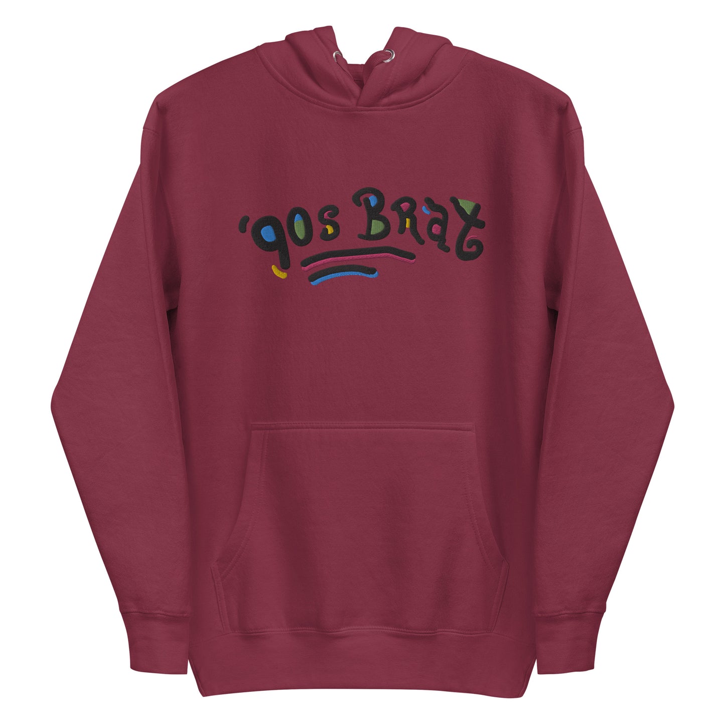 90s Brat embroidered hoodie