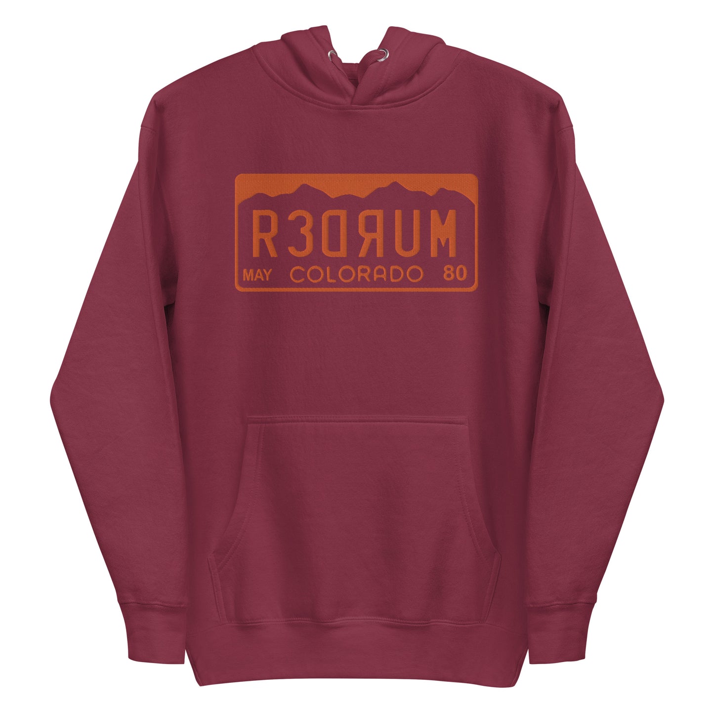 REDRUM embroidered hoodie