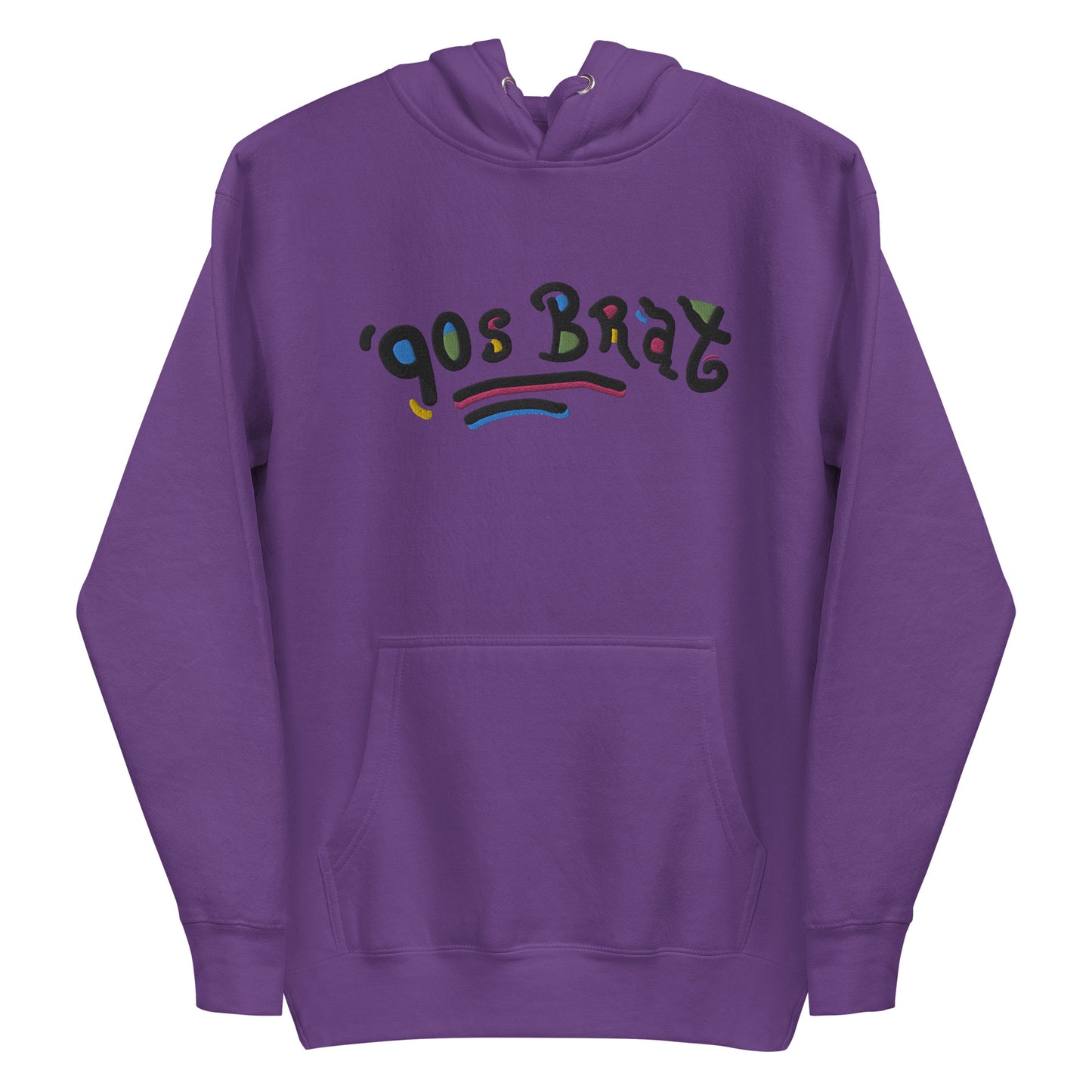 90s Brat embroidered hoodie