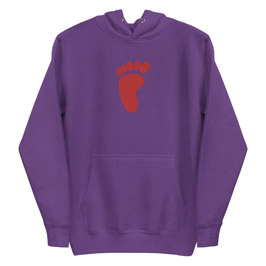 Foot Member embroidered hoodie