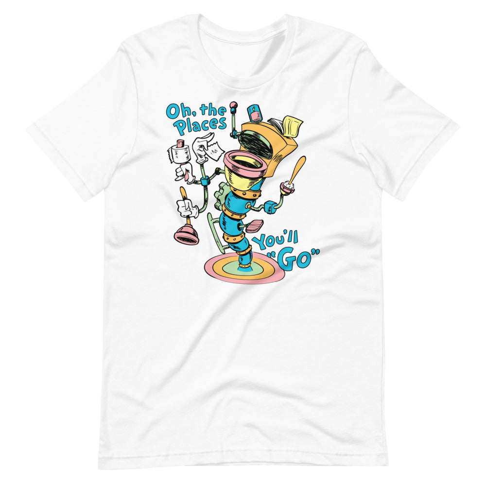 Oh the Places You'll "GO' t-shirt