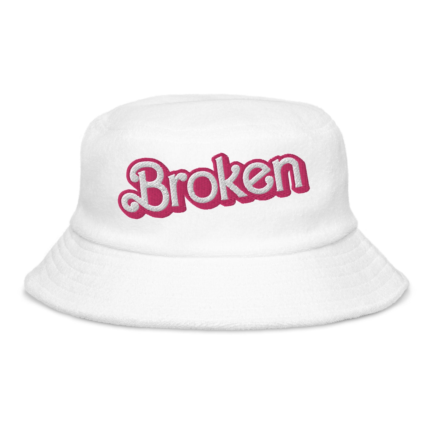 Broken Doll terry cloth bucket hat