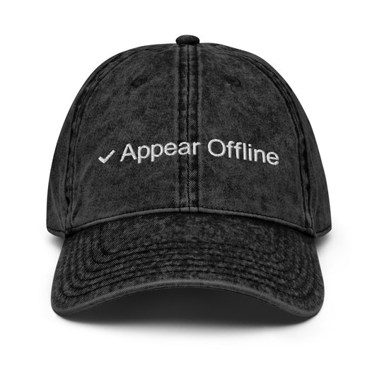 Appear Offline dad hat