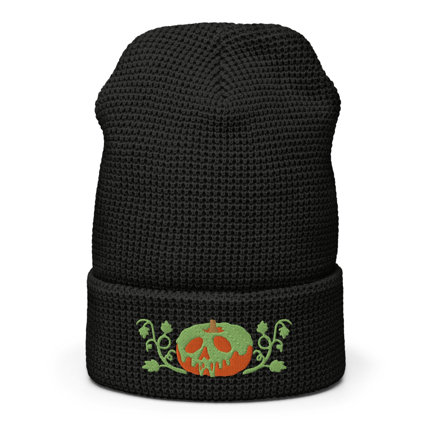 Poison Pumpkin waffle beanie