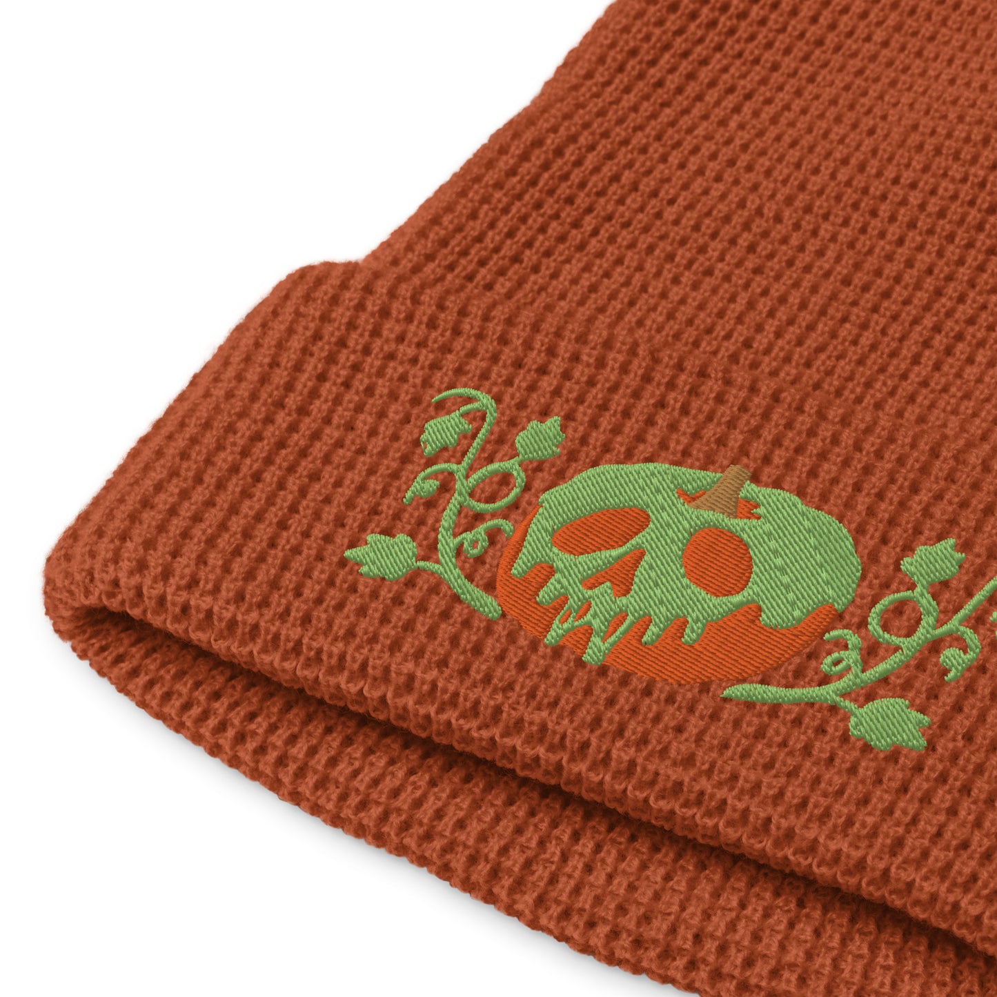 Poison Pumpkin waffle beanie