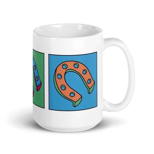 Horseshoe Wall Art mug