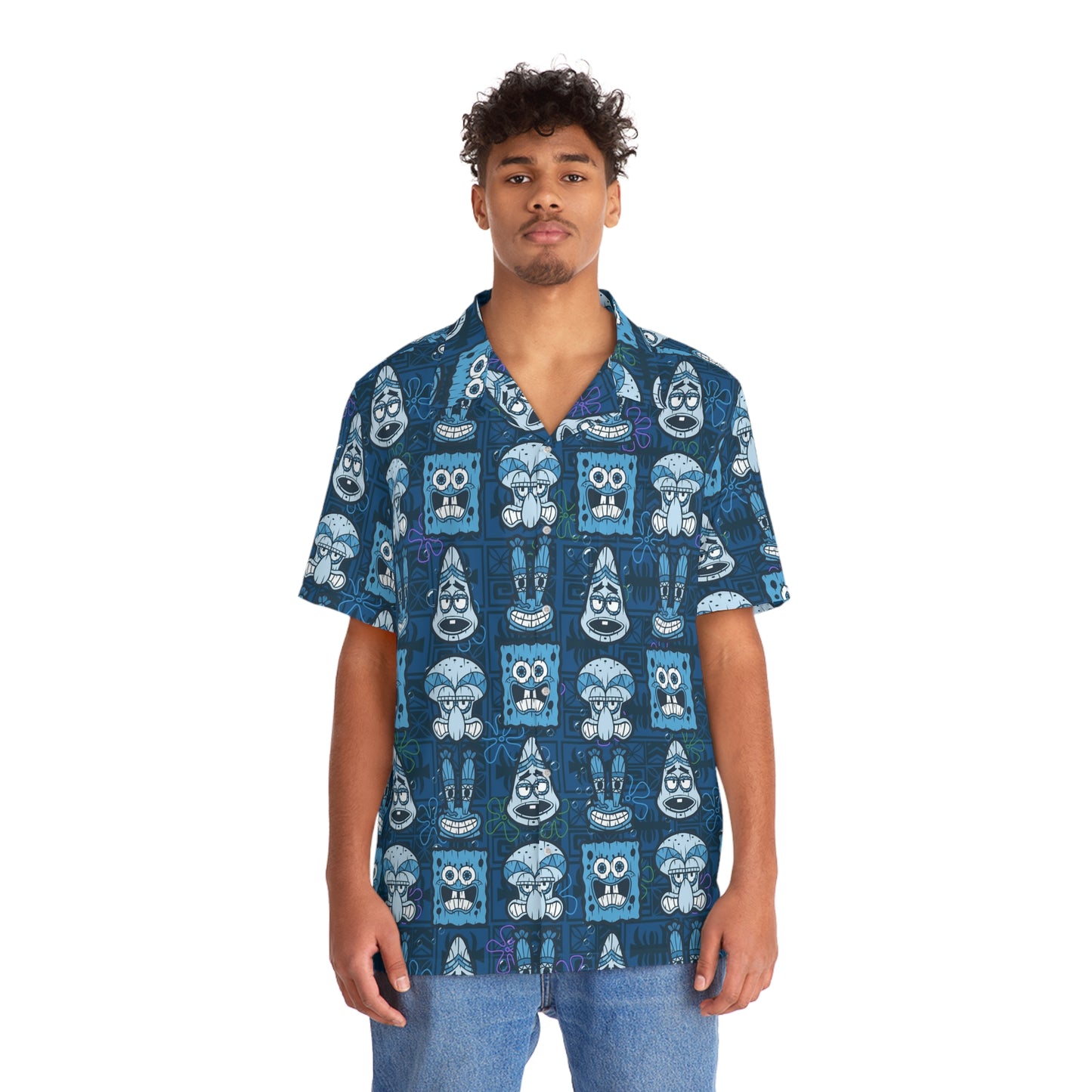 Bikini Bottom Tiki hawaiian shirt