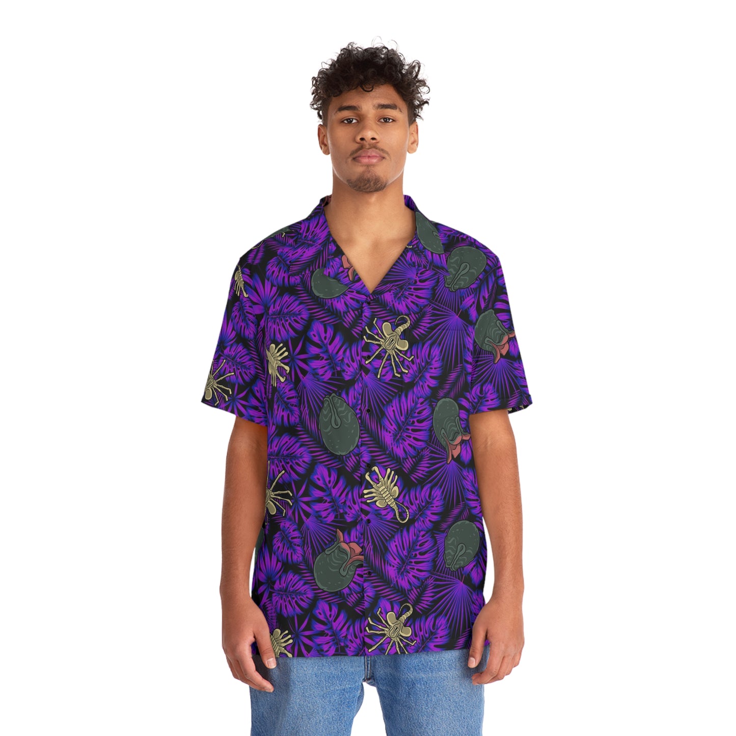 Facehugger hawaiian shirt